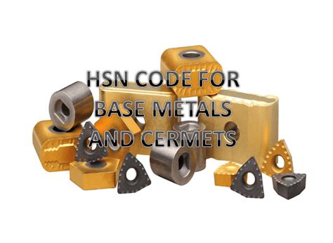 hsn code for metal fabrication